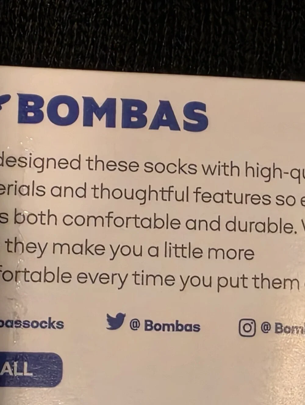 Bombas Black Crew Socks with Gray Stripes Size Small 5 Pack